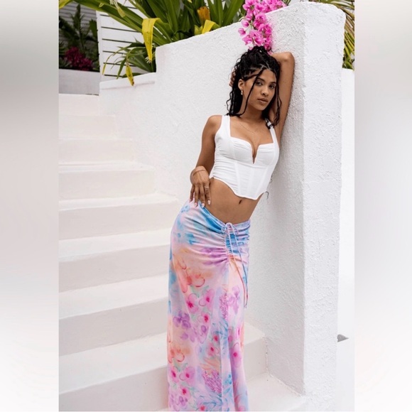 RESA Dresses & Skirts - RESA Ziggy Floral Maxi Skirt in Serene size S